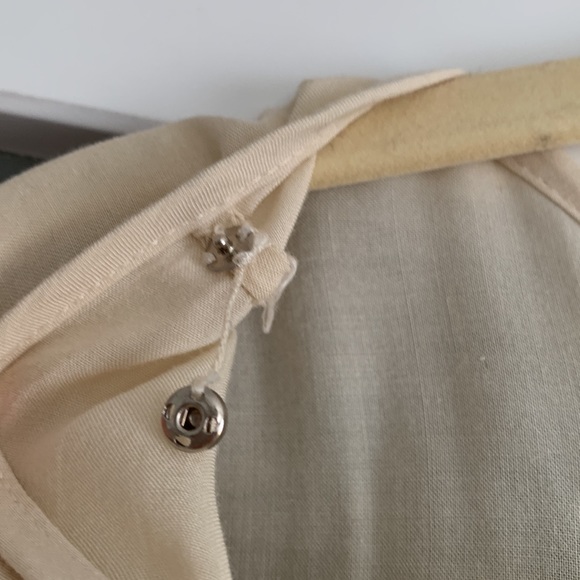 Anthropologie Gathered Sleeve Button Detail Blouse - Picture 8 of 11